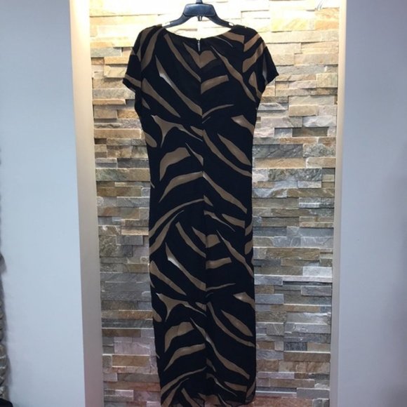 Prabal Gurung Animal Print Wrapped Maxi Dress - Picture 13 of 14